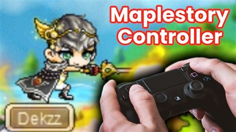 maplestory with controller.